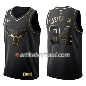 NBA Chicago Bulls Trikot Wendell Carter Jr. 34 Nike Schwarz Golden Edition Swingman - Herren